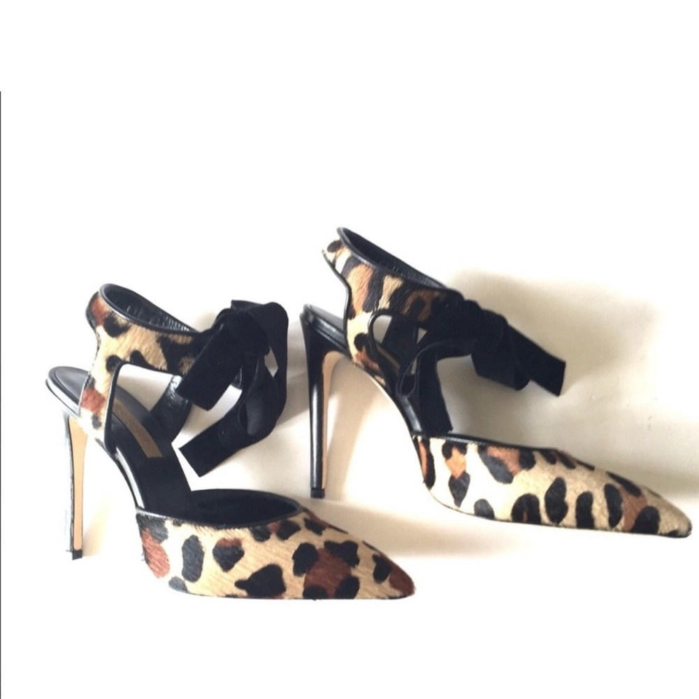 DEE KELLER PIPER PONY LEOPARD PRINT, PUMPS SIZE 6 1/2 (36 EU) Made in ITALY